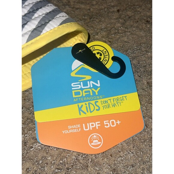 NWT Sunday Afternoons Baby Size 6-12 m Reversible SunSkipper Bucket Hat UPF 50+ - Picture 5 of 6
